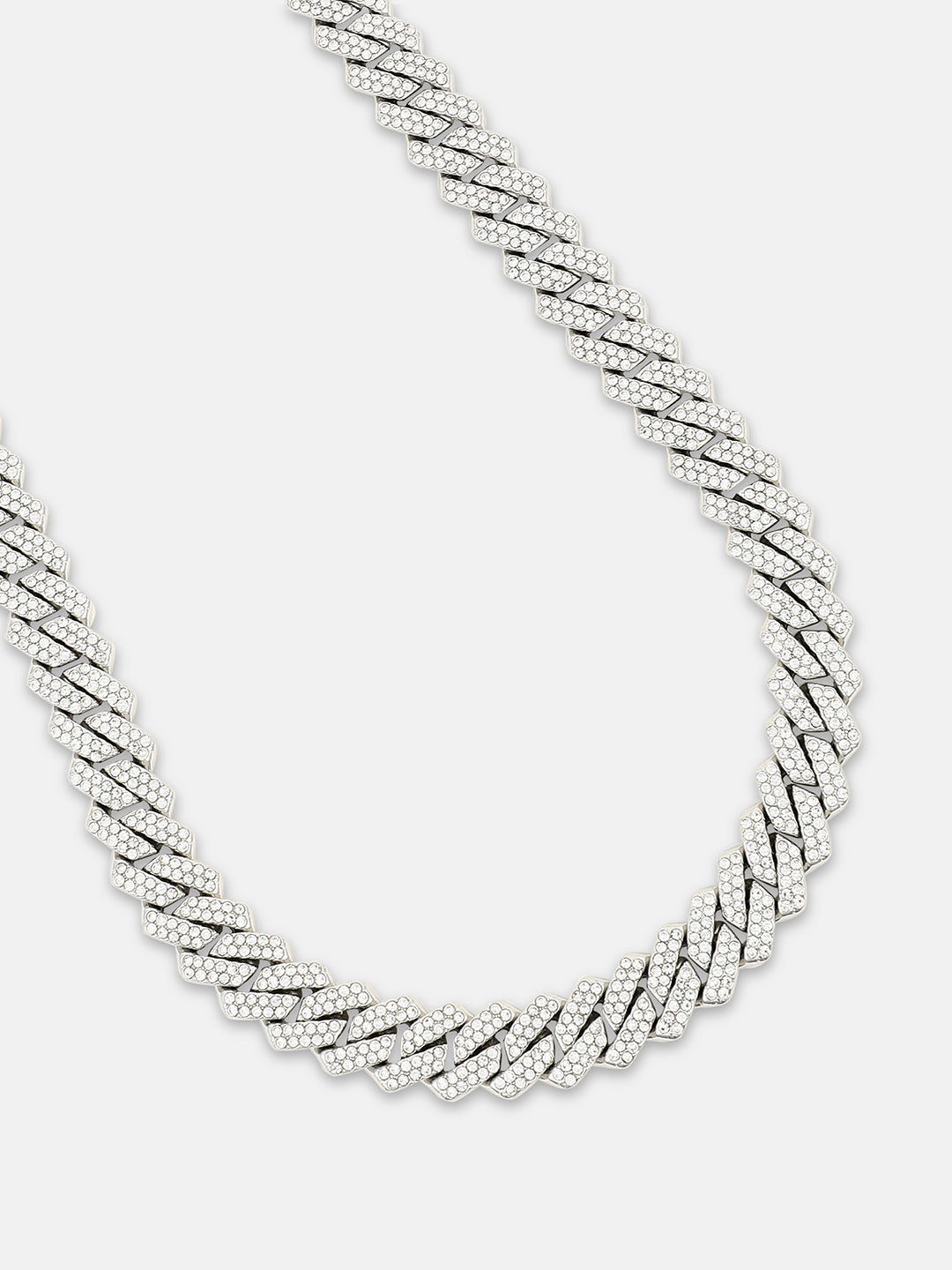 The Bijou Chain Necklace - Metallic Silver