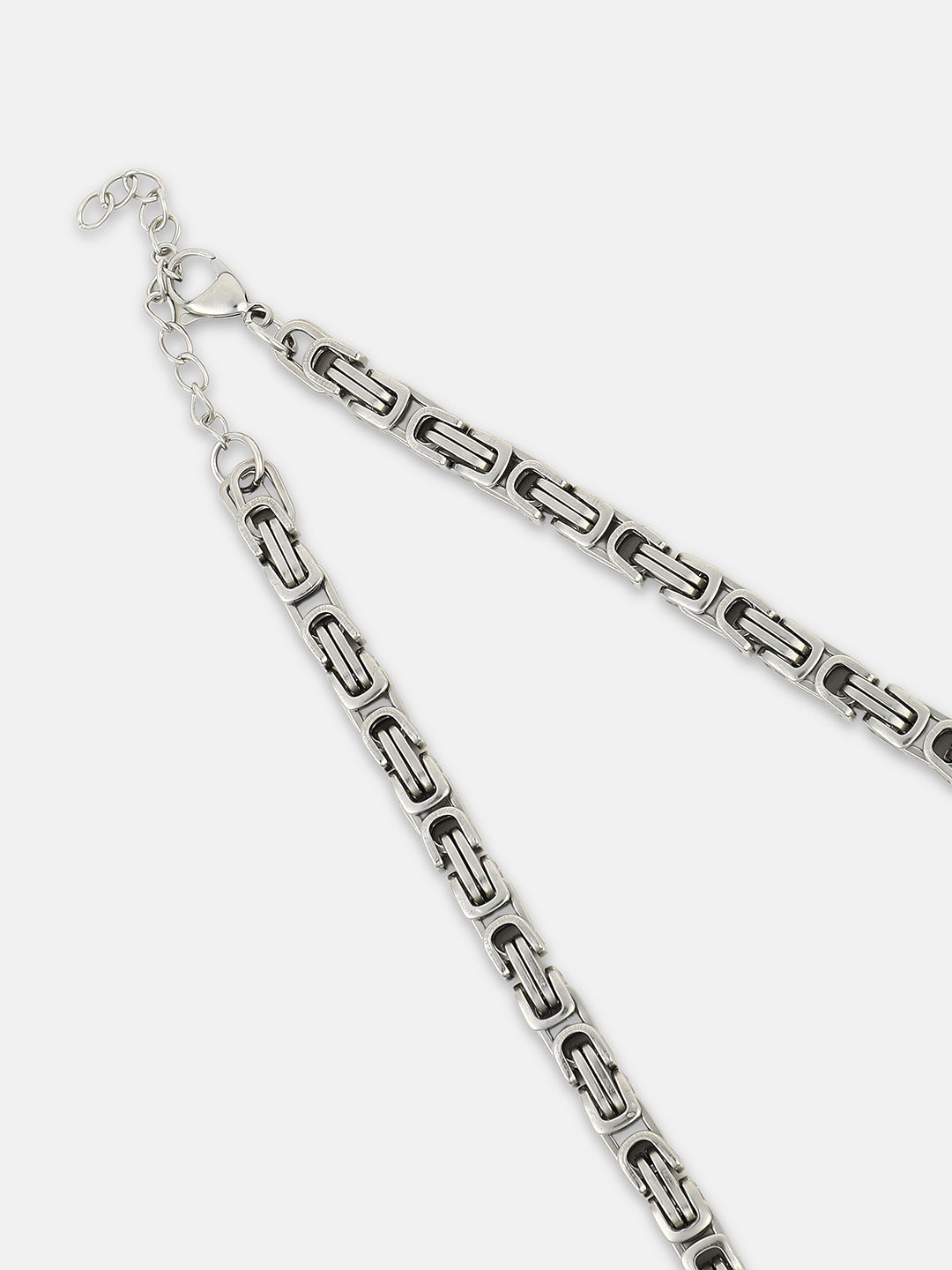 The Cycle Chain Necklace - Metallic Silver