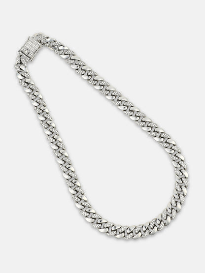 The Alt-Bijou Chain Necklace - Metallic Silver