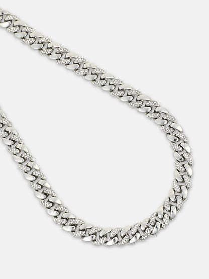 The Alt-Bijou Chain Necklace - Metallic Silver