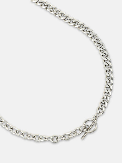 The Mechanical Chain Necklace - Metallic Silver