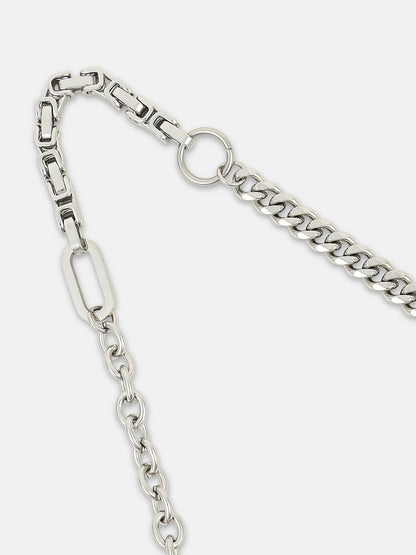 The Mechanical Chain Necklace - Metallic Silver