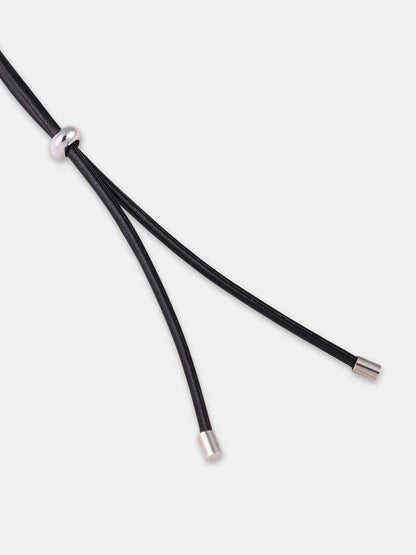 The Austin Pendant Necklace Metallic Silver