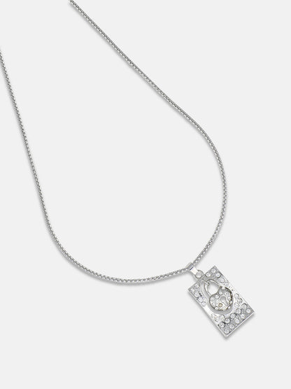 Men's Lockheart Pendant Necklace - Silver