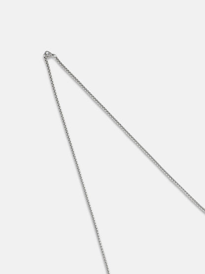 Men's Lockheart Pendant Necklace - Silver