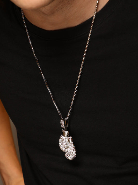 The Boxing Glove Pendant Necklace