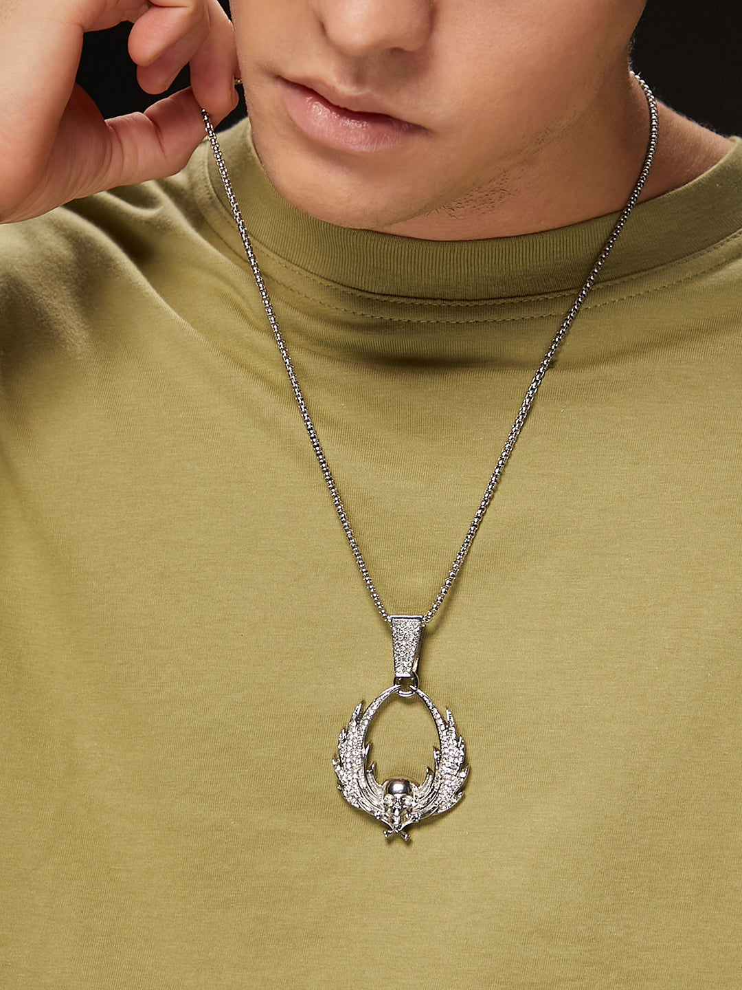 The Devil's Wing Pendant Necklace