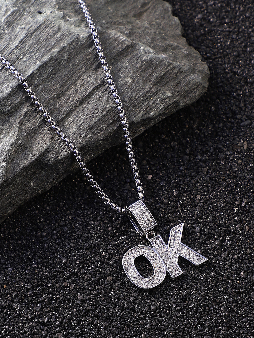 The OK Pendant Necklace