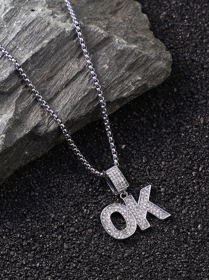 The OK Pendant Necklace