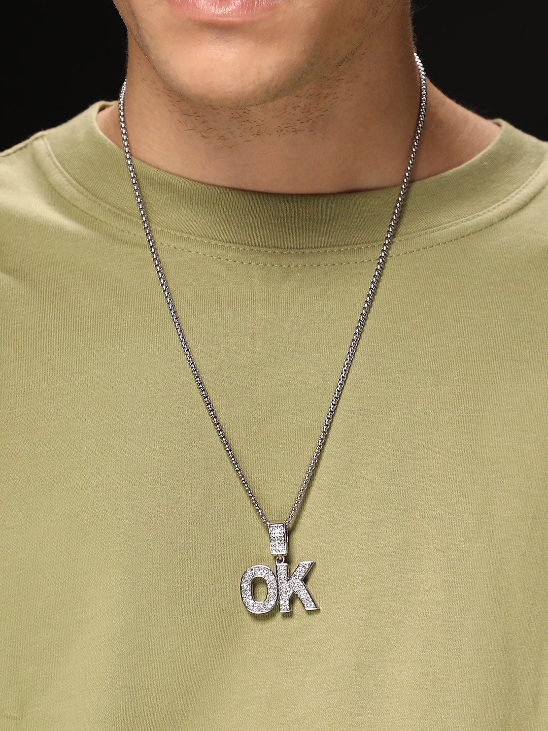The OK Pendant Necklace