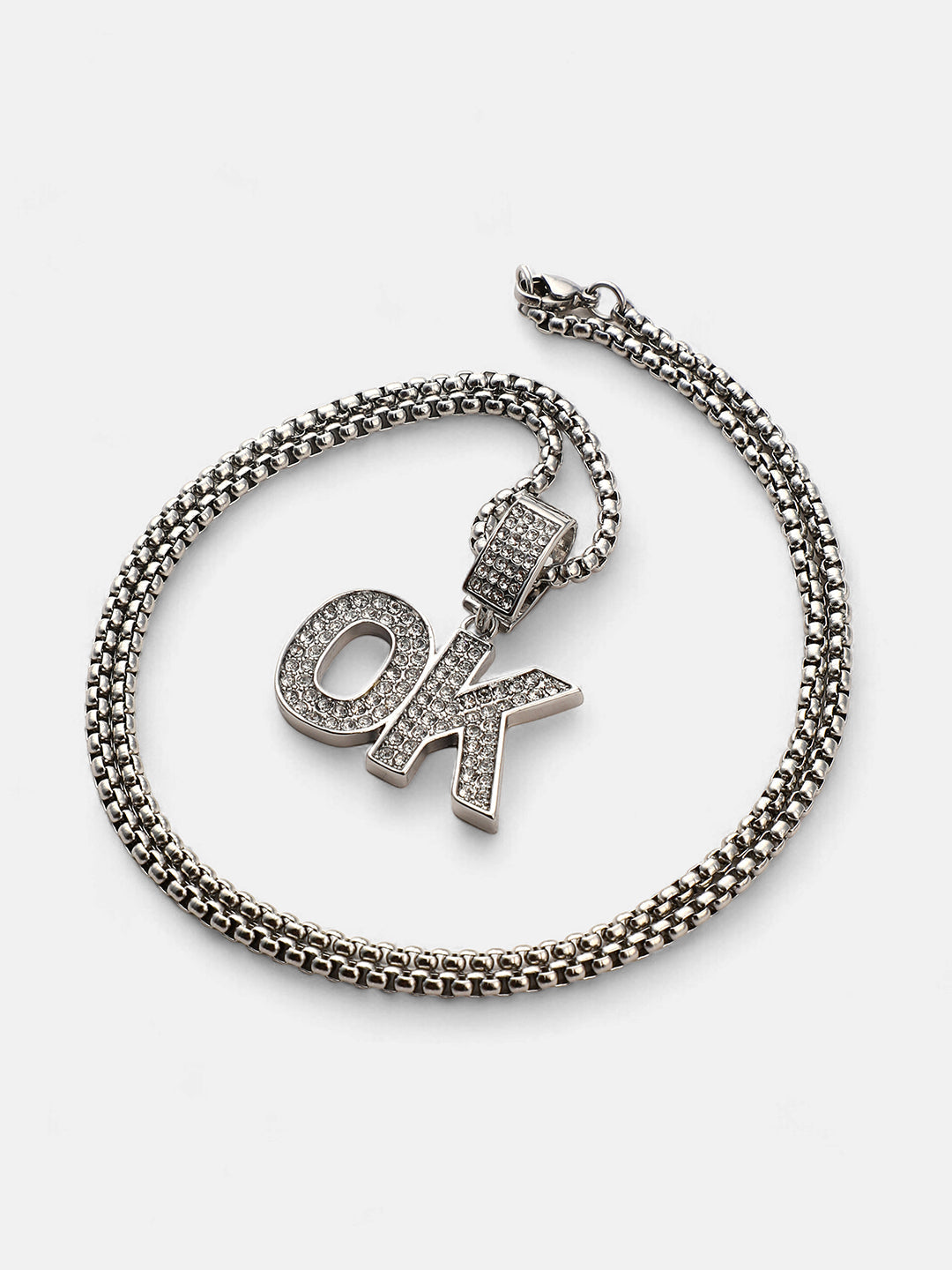 The OK Pendant Necklace
