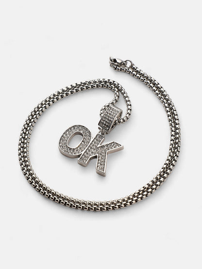 The OK Pendant Necklace