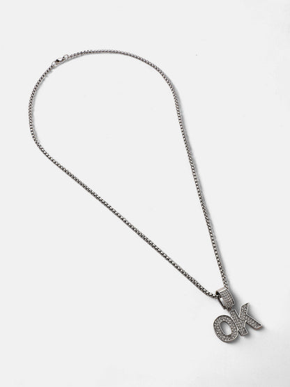The OK Pendant Necklace
