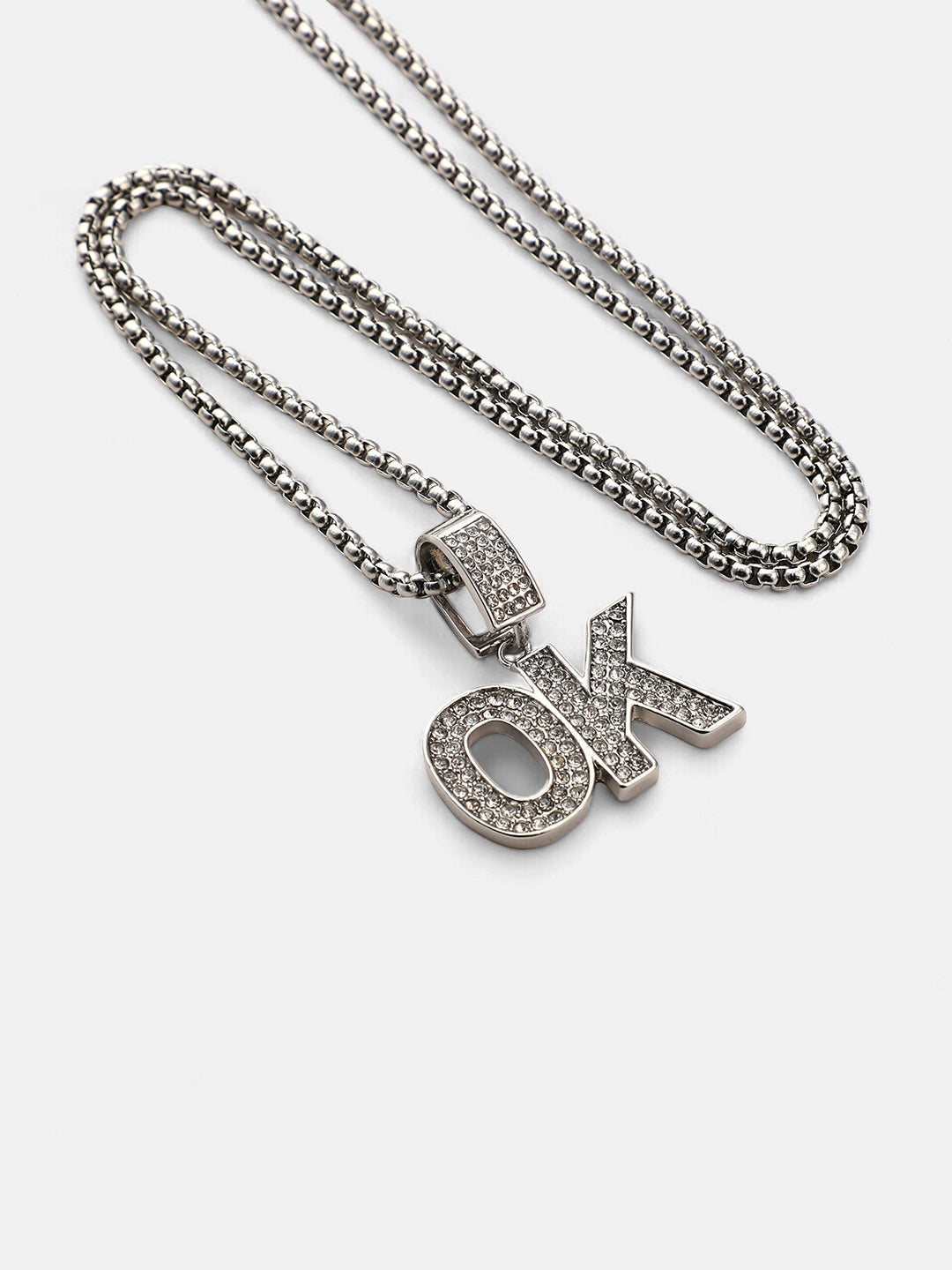 The OK Pendant Necklace