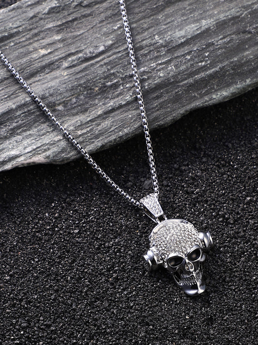 The Skull Music Pendant Necklace