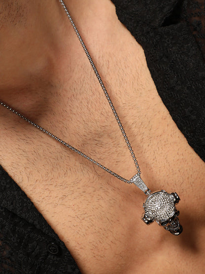 The Skull Music Pendant Necklace