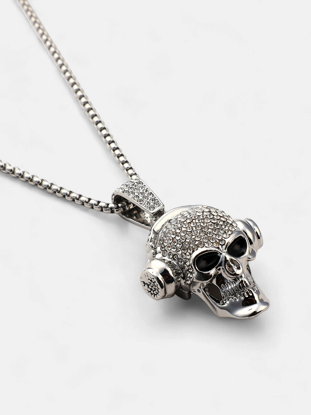 The Skull Music Pendant Necklace