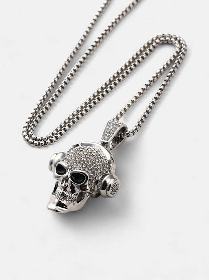 The Skull Music Pendant Necklace