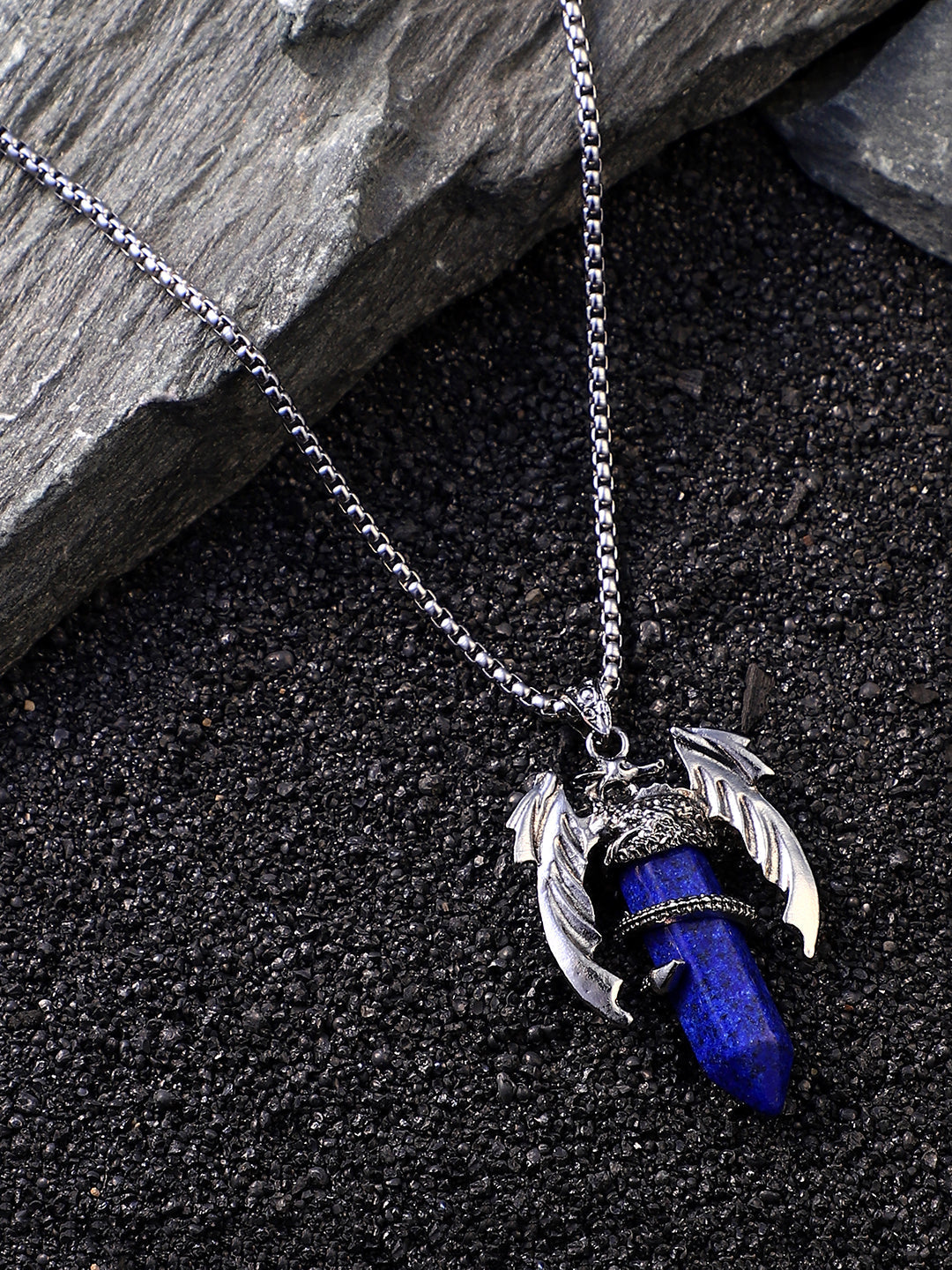 The Wing Crystal Pendant Necklace