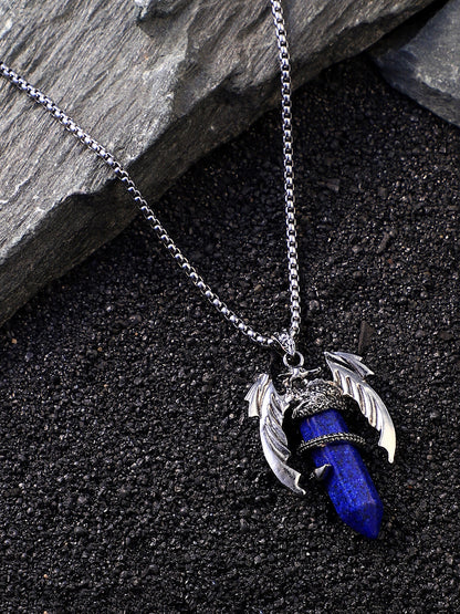 The Wing Crystal Pendant Necklace