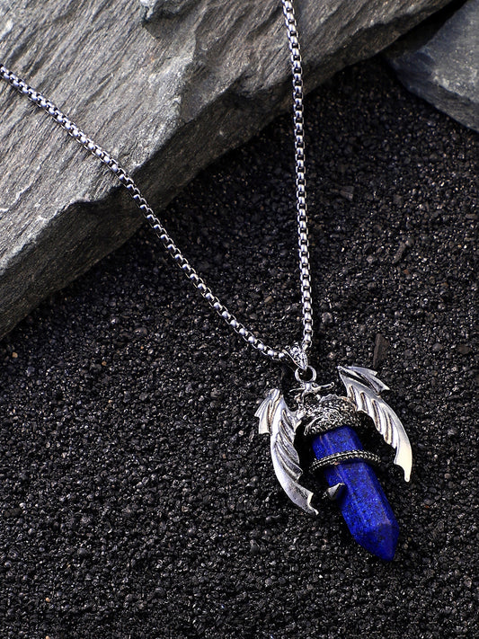 The Wing Crystal Pendant Necklace