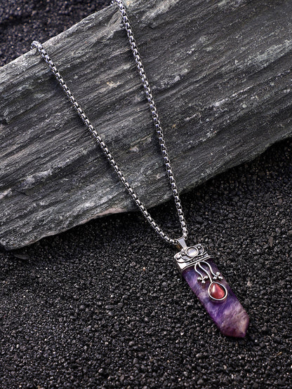 The Flora Crystal Pendant Necklace