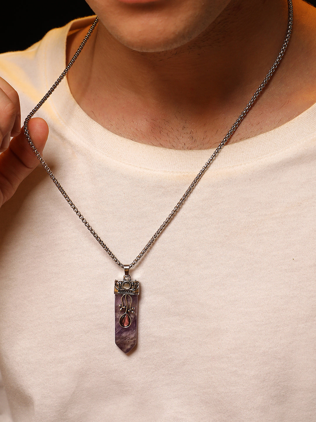 The Flora Crystal Pendant Necklace