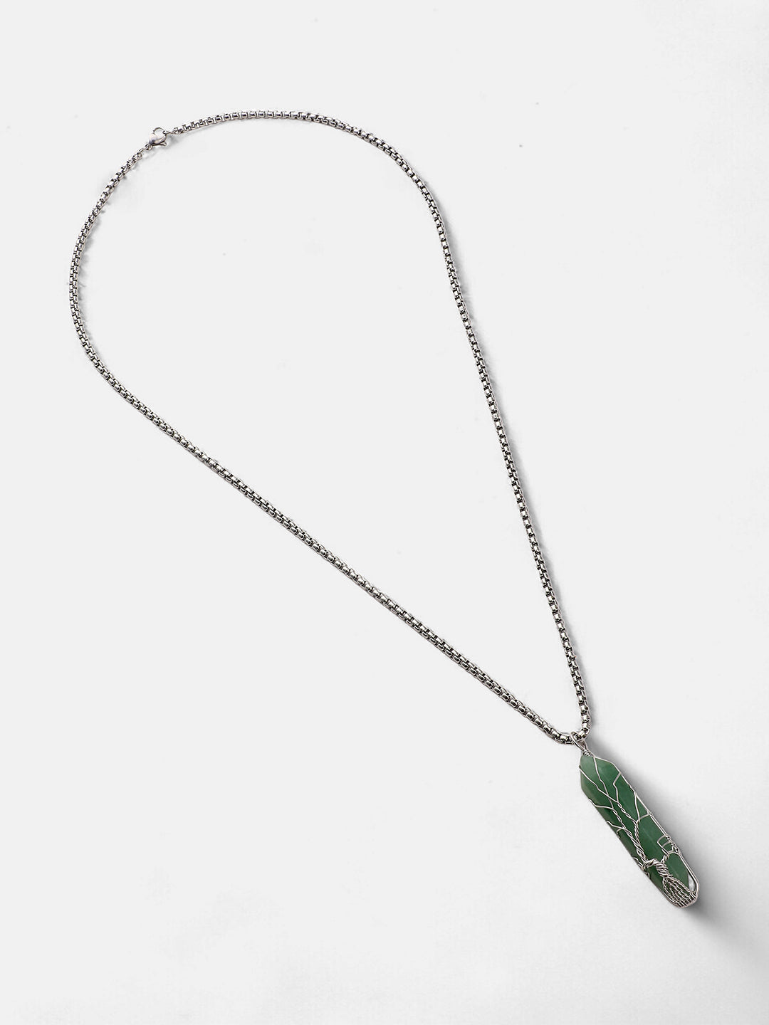 The Veined Crystal Pendant Necklace