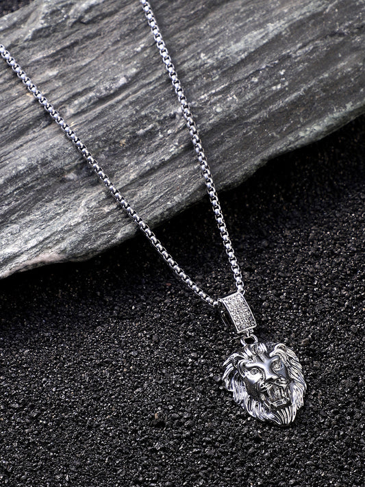 The Small Lion Pendant Necklace
