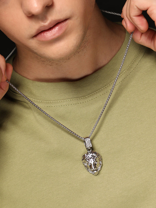 The Small Lion Pendant Necklace