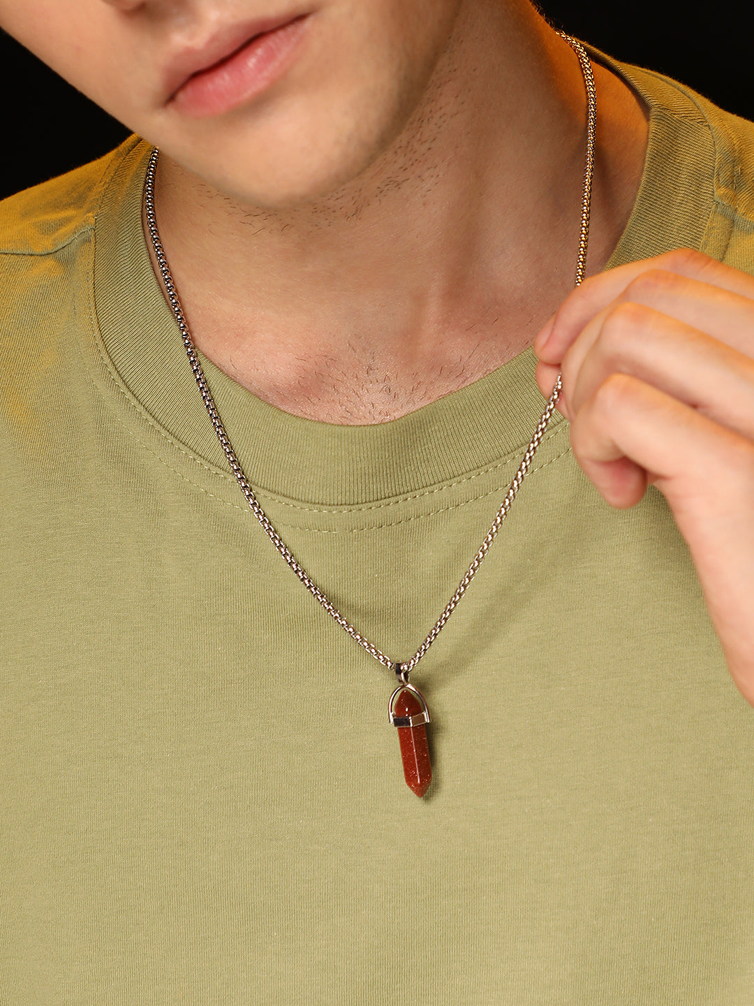 The Small Crystal  Pendant Necklace