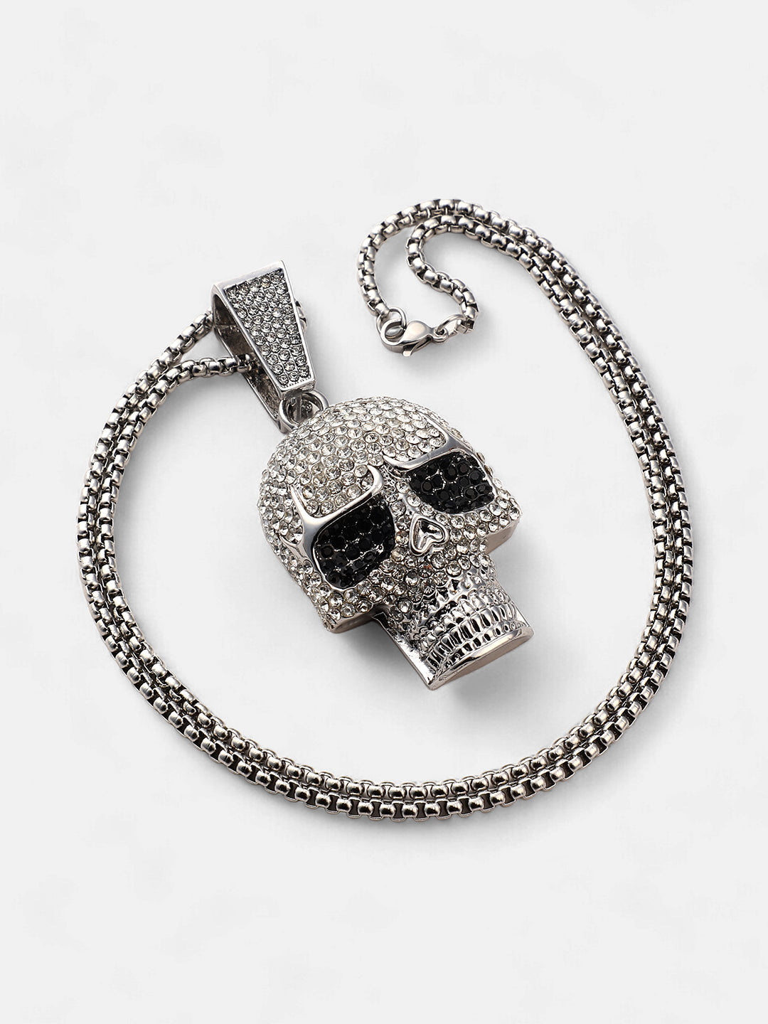 The Bling Skull Pendant Necklace