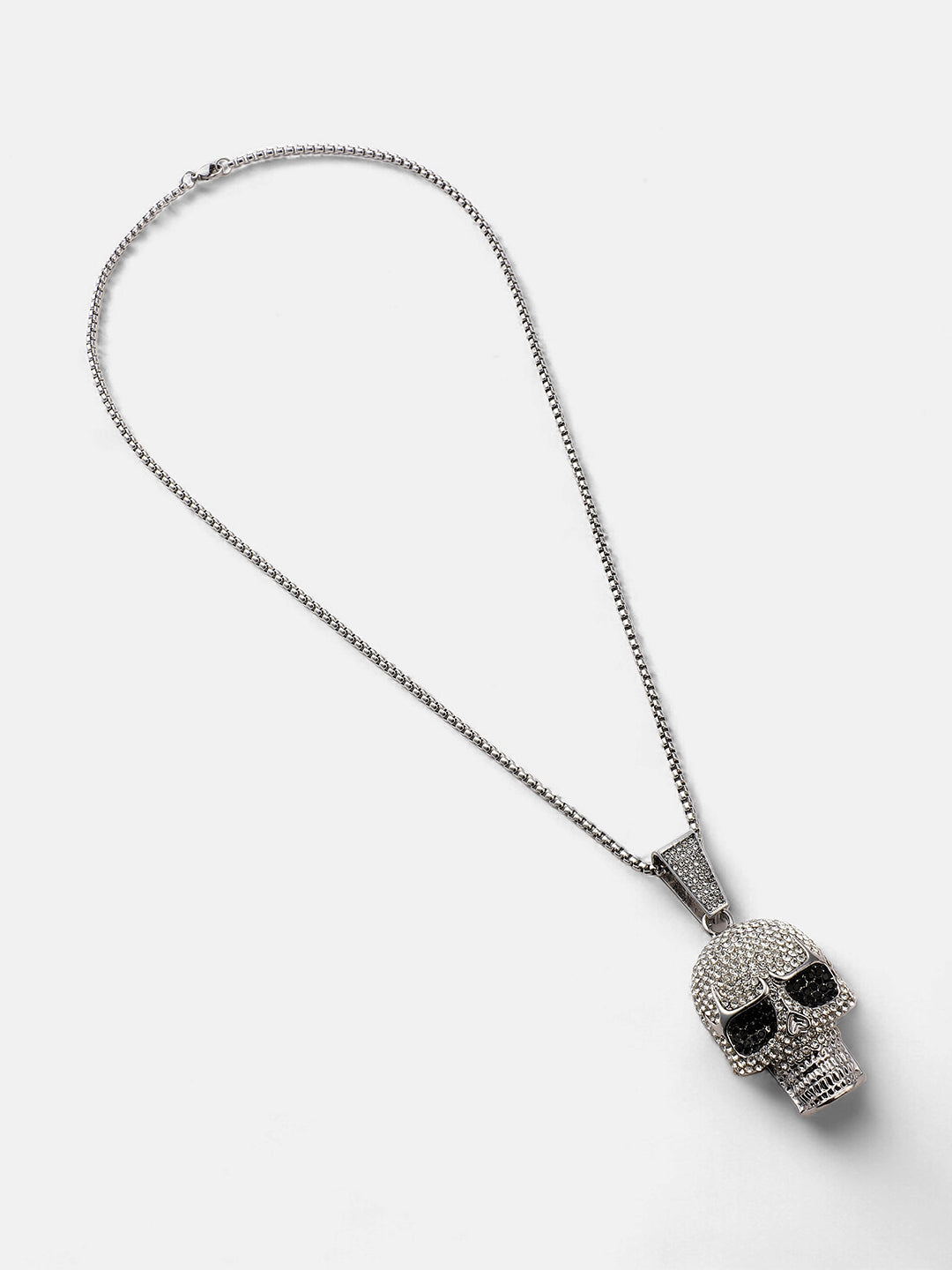 The Bling Skull Pendant Necklace