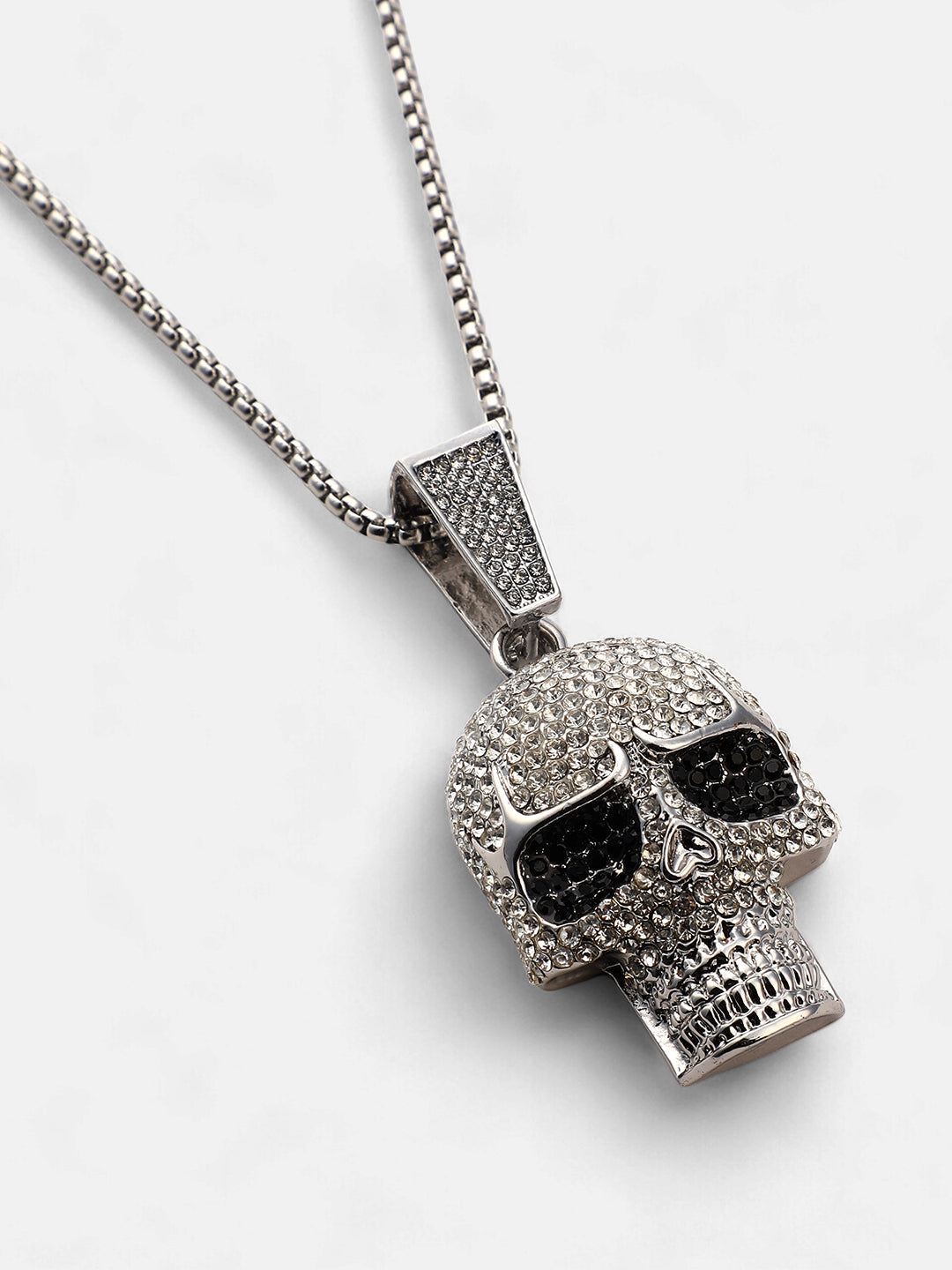 The Bling Skull Pendant Necklace