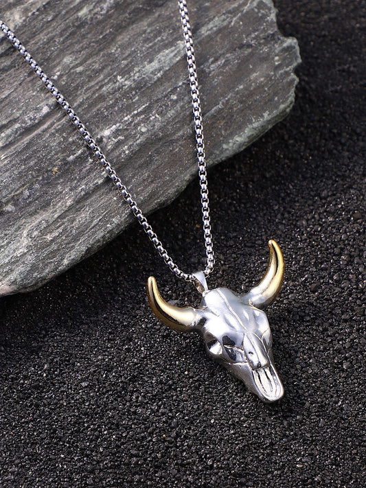 The Longhorn Pendant Necklace