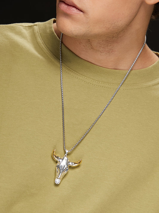 The Longhorn Pendant Necklace