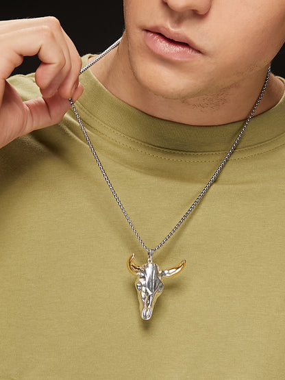 The Longhorn Pendant Necklace