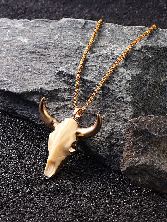 The Longhorn Pendant Necklace