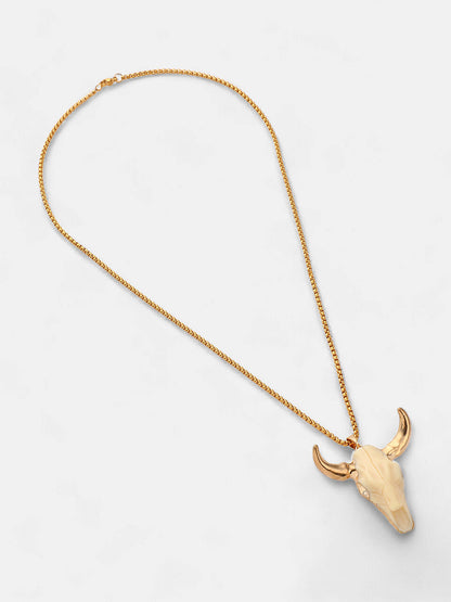 The Longhorn Pendant Necklace