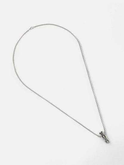 The Imperial Crucifix Pendant Necklace - Metallic Silver