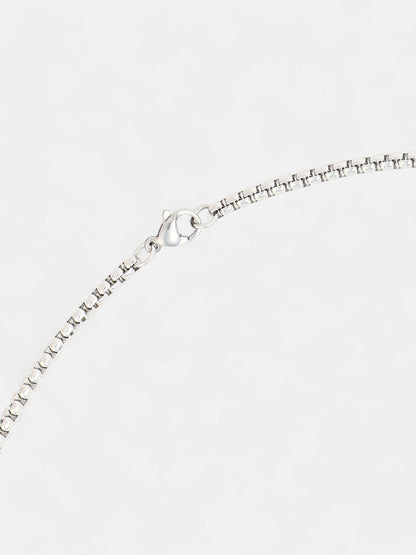 The Imperial Crucifix Pendant Necklace - Metallic Silver
