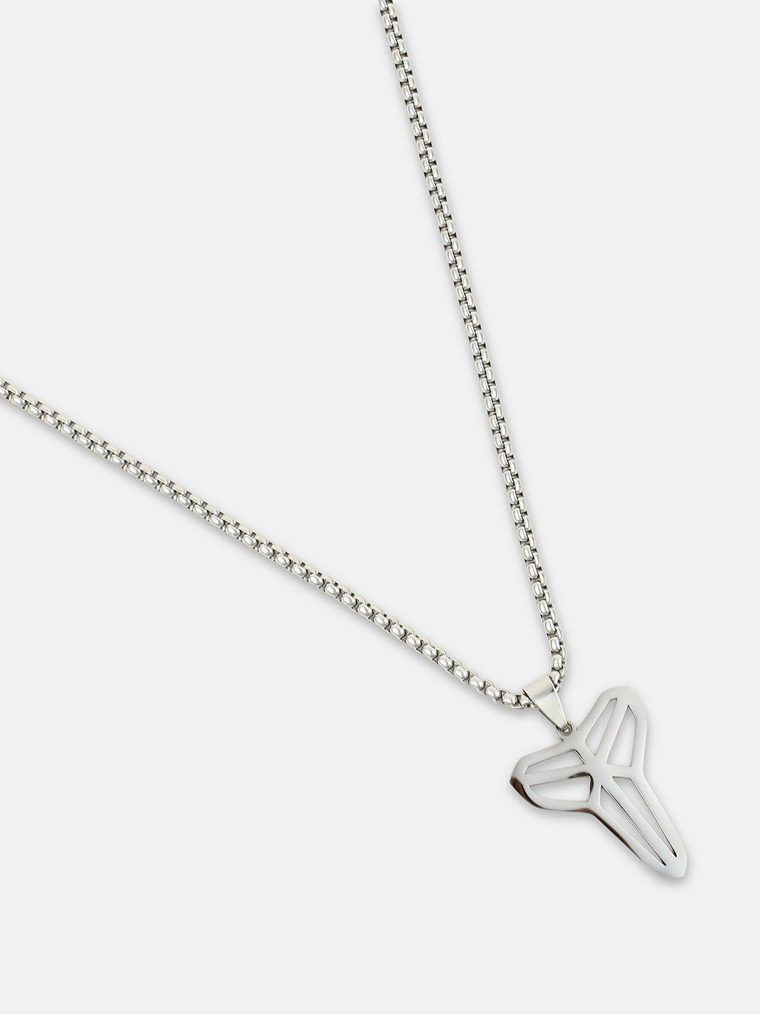 The Trinity Pendant Necklace - Metallic Silver