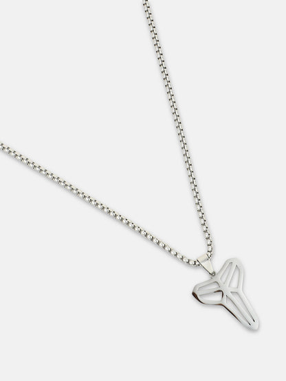 The Trinity Pendant Necklace - Metallic Silver