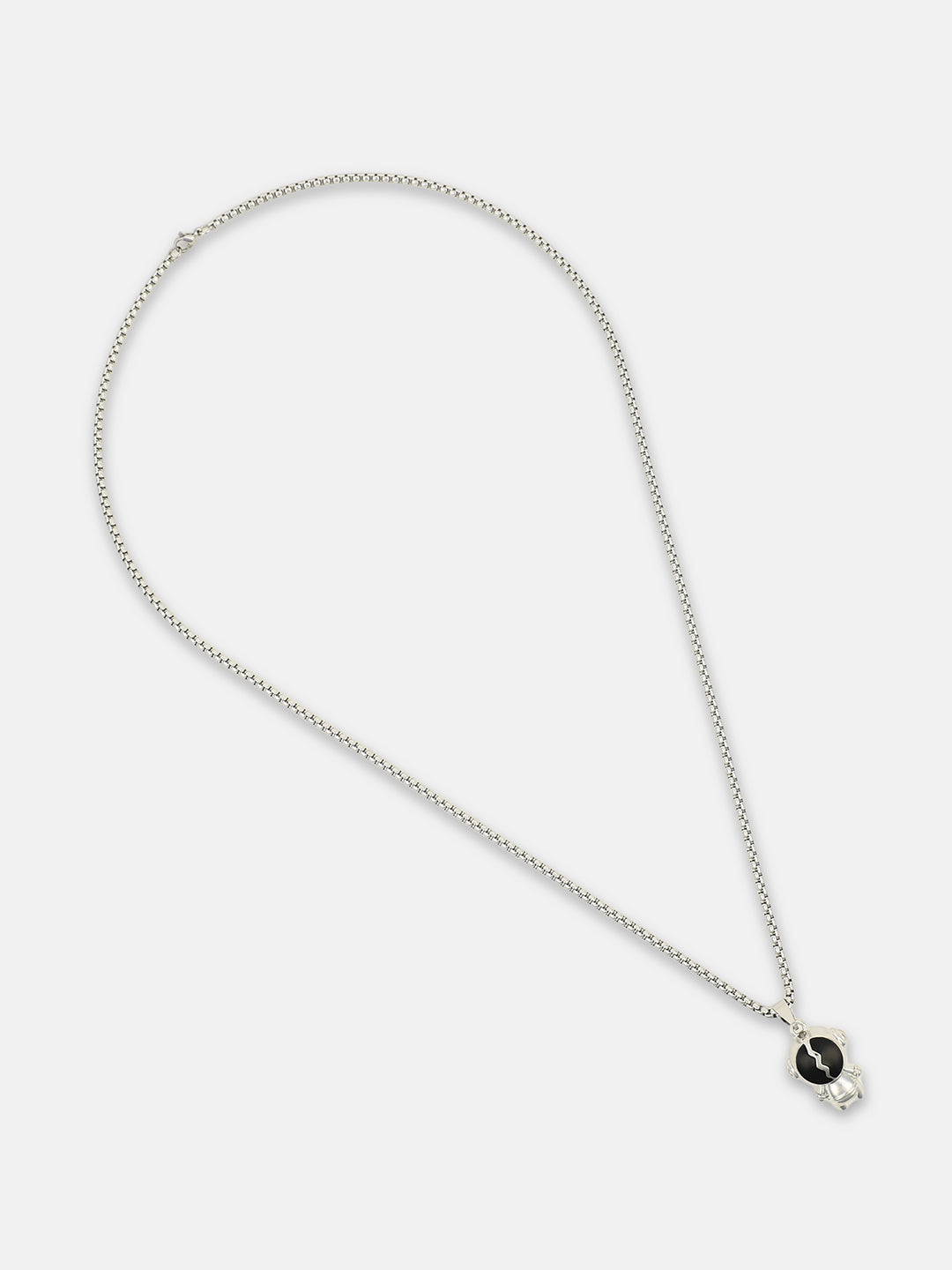 The Astro Pendant Necklace - Metallic Silver