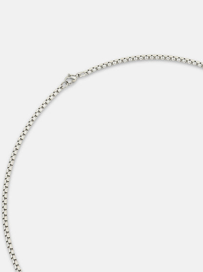The Astro Pendant Necklace - Metallic Silver