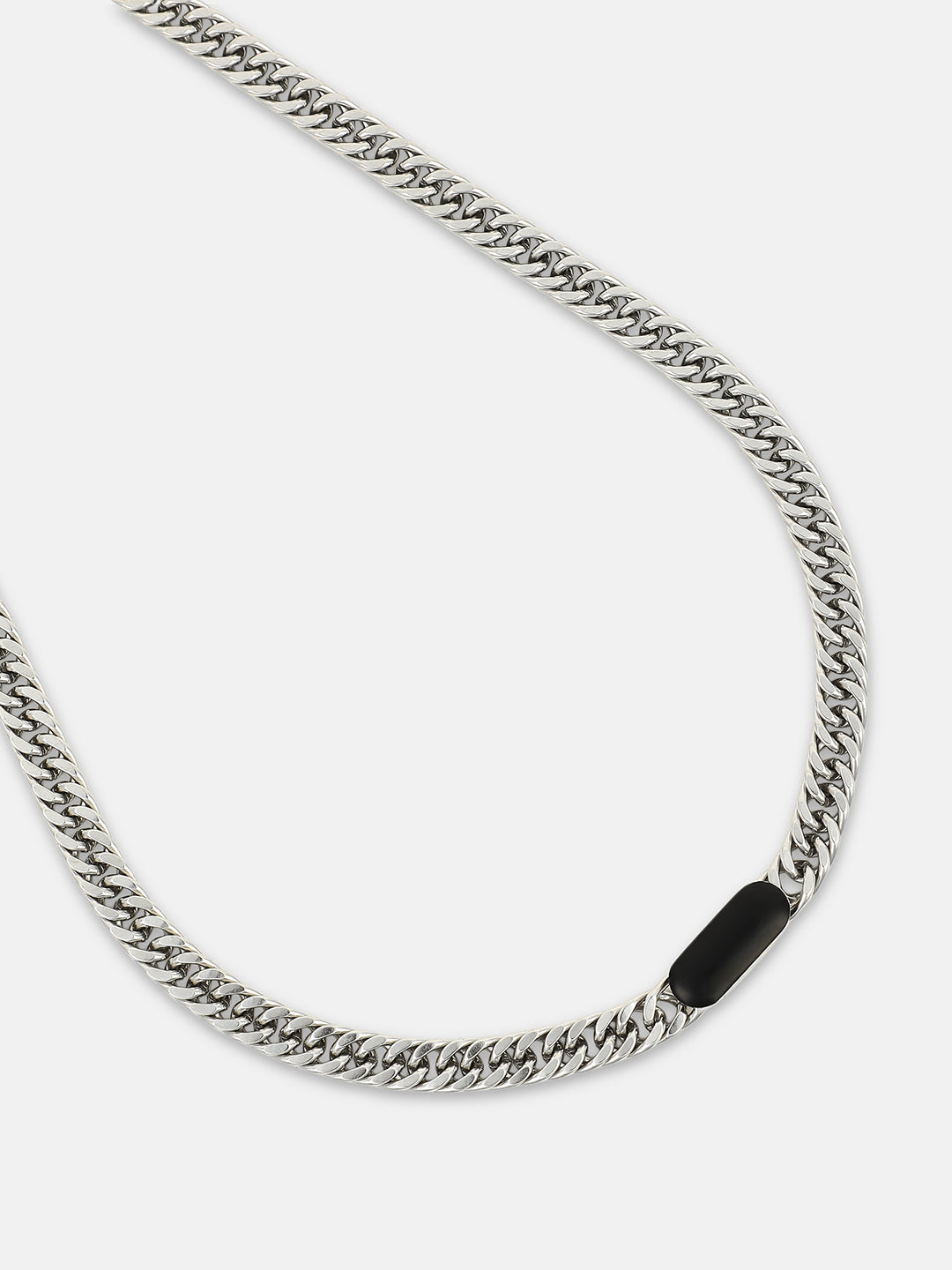 The Dainty Pendant Necklace - Metallic Silver