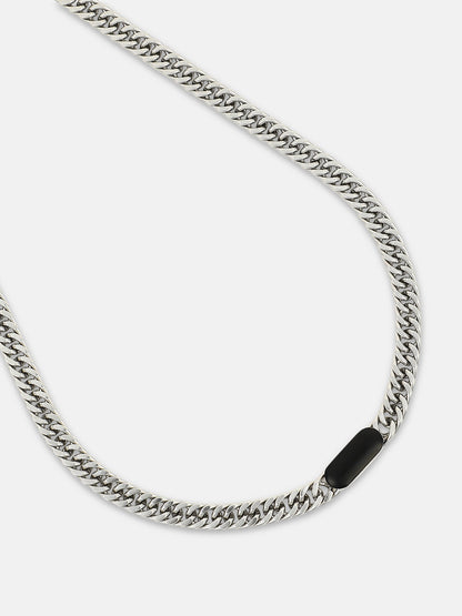 The Dainty Pendant Necklace - Metallic Silver