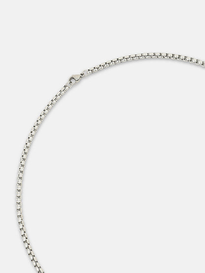 The Astranaut Pendant Necklace - Metallic Silver