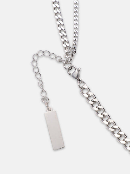 The Daily Pendant Necklace - Metallic Silver