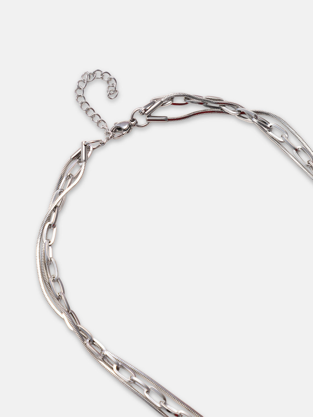 The Minté Pendant Necklace - Metallic Silver